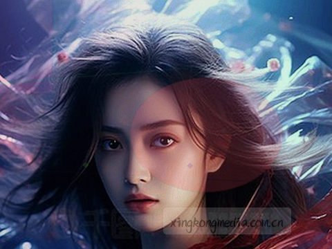 球场中央圆圈与角旗线条插画